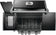 Load image into Gallery viewer, Napoleon Rogue PRO 425 SIB Black 4-Burner Gas Grill with Infrared Side Burner with open lid on a white background