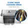 Load image into Gallery viewer, Napoleon Rogue® PRO 425 Stainless Steel Gas Grill with Infrared Side Burner and 4 Burners with 'Iconic Wave Cooking Grids' feature on a white background