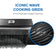 Load image into Gallery viewer, Napoleon Rogue PRO 625 SIB Black Gas Grill with 6 Burners and Infrared Side Burner Iconic Wave cooking grids with close-up detail on a white background