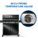 Load image into Gallery viewer, Napoleon Rogue PRO 625 SIB Black Gas Grill with 6 Burners and Infrared Side Burner with Accu-Probe temperature gauge on a white background