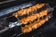 Load image into Gallery viewer, Napoleon Rotisserie Shish Kebab Skewer Set with 6 chrome skewers and 2 rotisserie plates