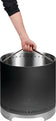 Load image into Gallery viewer, Napoleon Timberwolf 18-inch matte black smokeless fire pit being lifted using its carrying handle