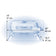 Load image into Gallery viewer, Napoleon TravelQ 240 Portable Gas Grill with 1 Burner – Compact Propane BBQ for Outdoor Cooking Measurement chart of a suitcase with dimensions labeled in inches and centimeters.