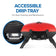 Load image into Gallery viewer, Napoleon TravelQ 285 Red Portable Gas Grill with Griddle – 2 Burners with accessible drip-tray feature