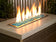 Load image into Gallery viewer, Outdoor fire pit filled with 1/2 inch Azuria Fire Glass producing vibrant flames and modern decorative appeal