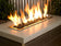 Load image into Gallery viewer, Outdoor fire pit filled with 1/2 inch Black Fire Glass producing bold flames and modern decorative appeal