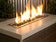 Load image into Gallery viewer, Outdoor fire pit filled with 1/2 inch Gray Fire Glass producing warm flames and modern decorative appeal