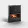 Load image into Gallery viewer, Planika CINEMA for FLA4 FLOGS 990 39 inch fireplace TV frame black powder coated steel structure