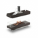 Load image into Gallery viewer, Front view of Planika Firebox 48” Island Fireplace with FLA4 39” Logs and Flue Connection