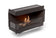 Load image into Gallery viewer, Front view of Planika Firebox 48” Left Corner Fireplace with FLA4 39” Logs
