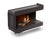Load image into Gallery viewer, Front view of Planika Firebox 48” Right Corner Fireplace with FLA4 39” Logs