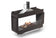Load image into Gallery viewer, Front view of Planika Firebox 48” Tunnel Fireplace with FLA4 39” Logs and Flue Connection