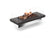 Load image into Gallery viewer, Front view of Planika FLA4 39” Logs Bioethanol Burner with adaptive frame and glass panels