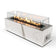 Load image into Gallery viewer, Front view of Planika Galaxy Daze automatic outdoor gas fireplace with Dekton Daze stone housing