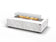 Load image into Gallery viewer, Front view of Planika Galaxy Daze Table automatic outdoor gas fire table with Dekton Daze stone finish