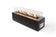 Load image into Gallery viewer, Front view of Planika Galaxy Laurent automatic outdoor gas fireplace with Dekton Laurent stone housing