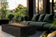 Load image into Gallery viewer, Planika Galaxy Laurent Table fire table on luxury outdoor patio with modern flame design