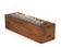 Load image into Gallery viewer, Front view of Planika Galio Corten automatic outdoor gas fireplace with corten steel housing