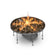 Load image into Gallery viewer, Front view of Planika Galio Star Insert Automatic outdoor gas fire pit burner with star-shaped flame