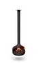 Load image into Gallery viewer, Planika Oni suspended bioethanol fireplace with FLA4 Flogs 39 inch burner and flue connection system in modern luxury interior design with floating design and real flame effect