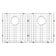 Load image into Gallery viewer, MSI Surfaces Double Bowl Handcrafted Sink 50/50-3219