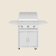 Load image into Gallery viewer, Summerset Cart for 25″ Sizzler Grill with storage cabinet, folding shelves, and caster wheels