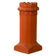 Load image into Gallery viewer, Superior King Arthur clay chimney pot with a classic traditional decorative design for masonry chimneys