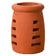 Load image into Gallery viewer, Superior Queen Anne clay chimney pot with an elegant traditional decorative design for masonry chimneys
