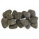 Load image into Gallery viewer, Thunder Gray Lite Stones Set – 15-piece ceramic fire stones with lava rock base for indoor and outdoor fire features, modern gray decorative fire media for fireplaces and fire pits.