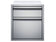 Load image into Gallery viewer, Twin Eagles 19-inch stainless steel double access drawer with soft-close and full-extension glides for outdoor kitchen