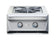 Load image into Gallery viewer, Twin Eagles 24-inch built-in gas power burner with reversible heavy duty grate and stainless steel lid outdoor kitchen