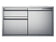 Load image into Gallery viewer, Twin Eagles 36-Inch Stainless Steel Access Door with Double Drawer Combo for Luxury Outdoor Kitchen Storage