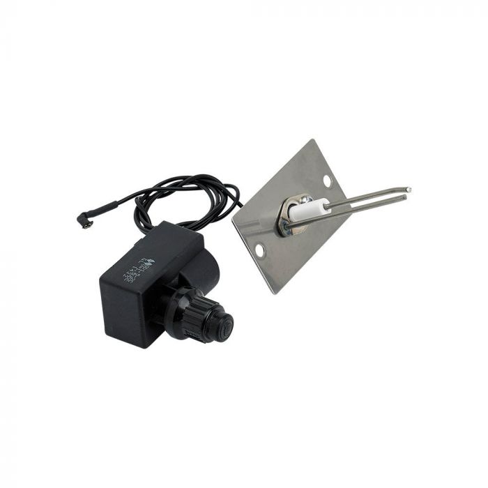 Load image into Gallery viewer, 48x 6 Linear Channel Oil Rubbed Bronze Drop-In Pan with Spark Ignition Kit - Propane Bundle
