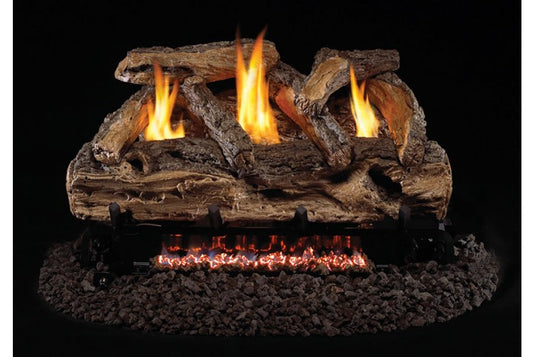 Real Fyre Split Oak Vent Free Logs Compatible with G9 Series Vent Free Burner