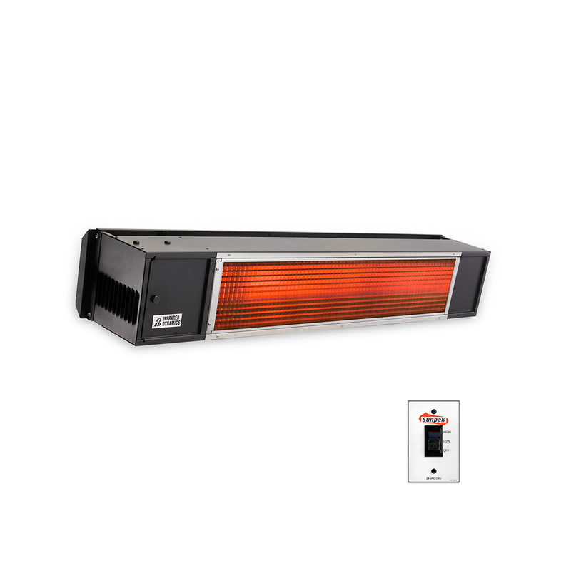 Load image into Gallery viewer, Sunpak S34 B TSH BLACK TWO STAGE 25000 34000 BTU HEATER HARDWIRED
