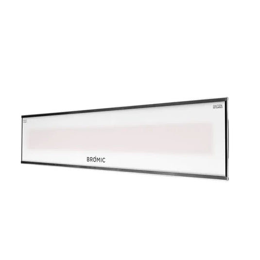 Bromic Platinum Smart-Heat White Electric Heater - 3400W