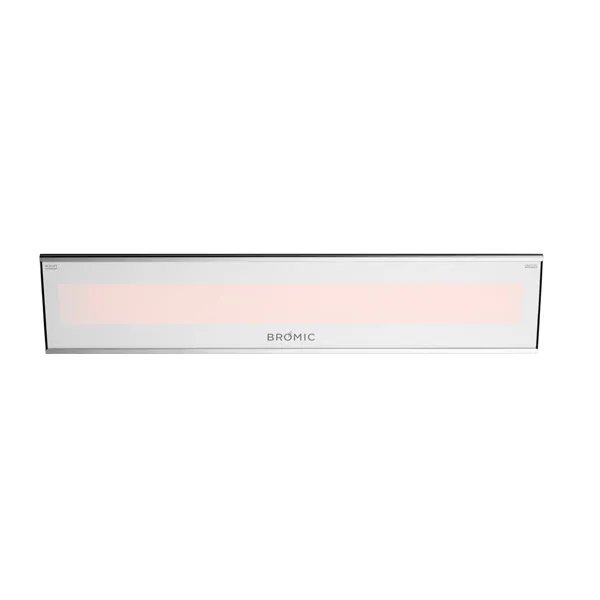 Bromic Platinum Smart-Heat White Electric Heater - 3400W