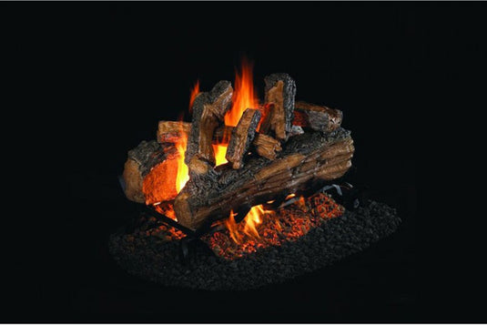 Real Fyre Split Oak Designer Plus See-Thru Gas Logs