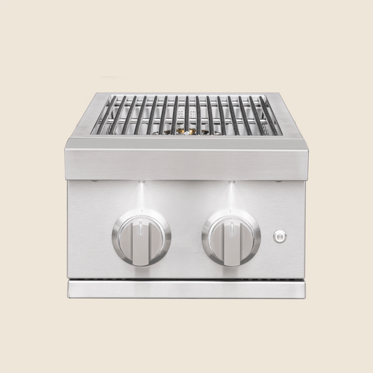 Summerset Pro Double Side Burner – Commercial-grade stainless steel outdoor burner with dual 12,000 BTU burners and LED lighting