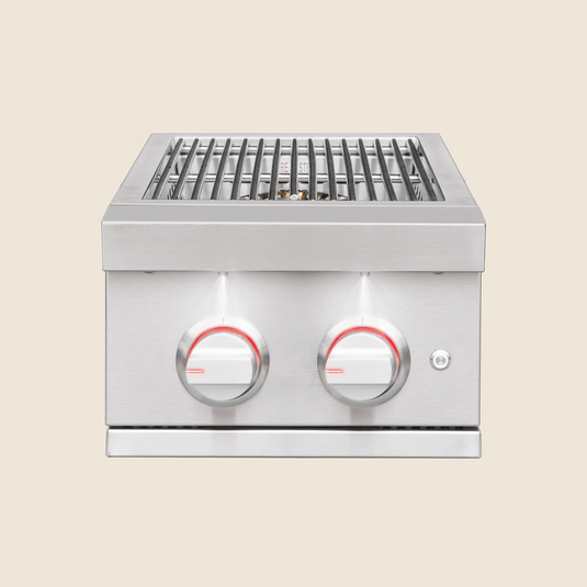 Summerset Pro Double Side Burner – Commercial-grade stainless steel outdoor burner with dual 12,000 BTU burners and LED lighting
