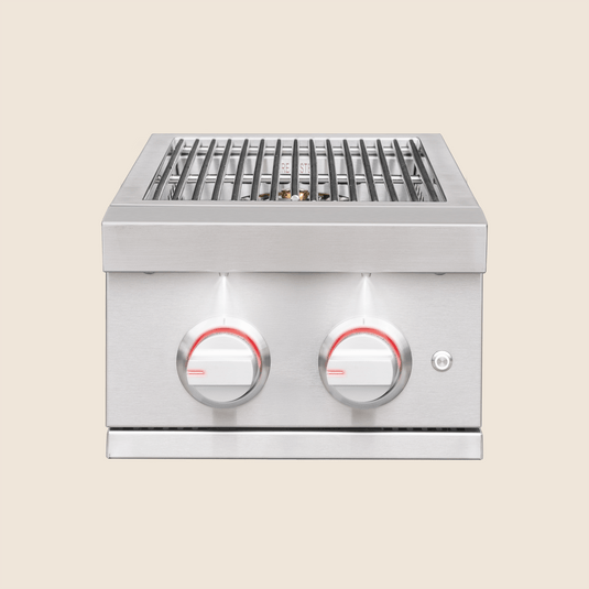 Summerset Pro Double Side Burner – Commercial-grade stainless steel outdoor burner with dual 12,000 BTU burners and LED lighting