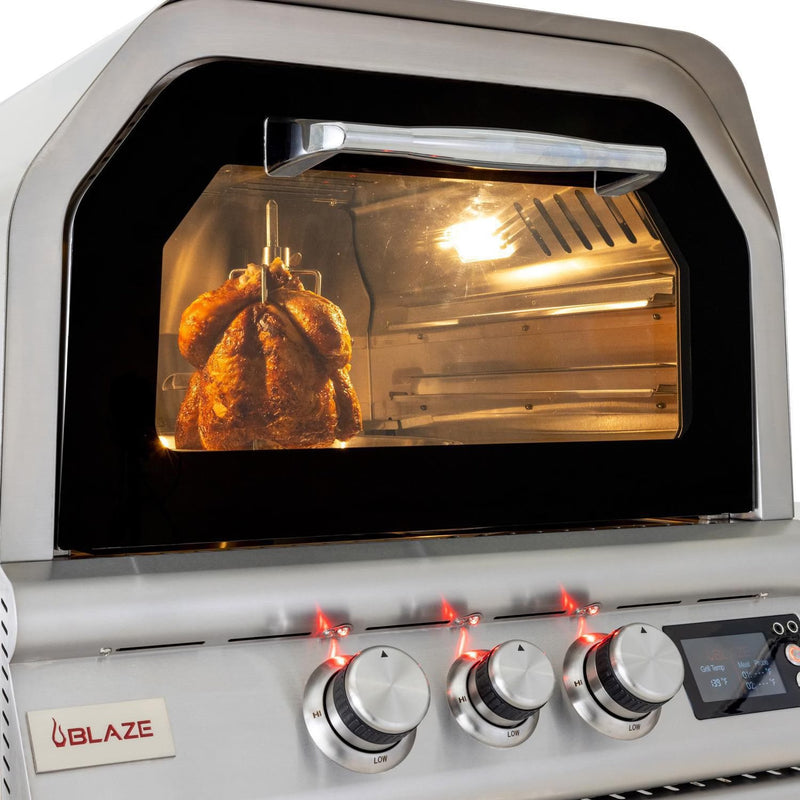 Load image into Gallery viewer, Blaze 26-Inch Countertop Outdoor Pizza Oven W/ Rotisserie &amp; Countertop Sleeve
