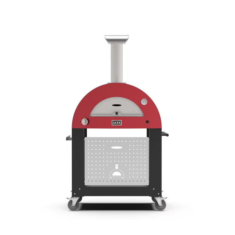 Load image into Gallery viewer, Alfa Moderno 2 Pizze Propane Pizza Oven W/ Natural Gas Conversion Kit and Oven Base
