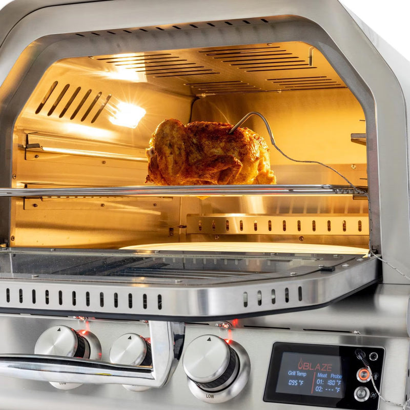 Load image into Gallery viewer, Blaze 26-Inch Countertop Outdoor Pizza Oven W/ Rotisserie &amp; Countertop Sleeve
