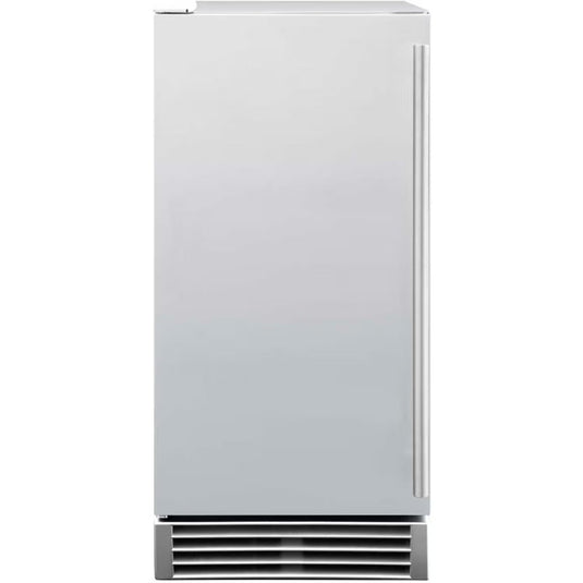 Summerset 15-Inch UL Outdoor Rated Ice Maker w/ Stainless Door - 50 Lbs Capacity