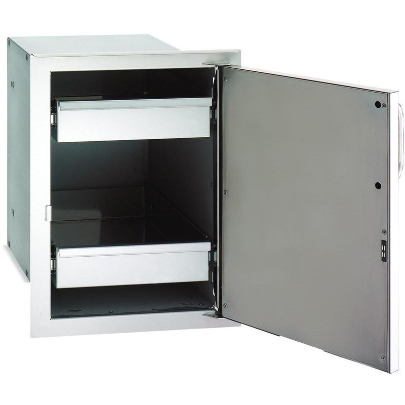 Load image into Gallery viewer, Fire Magic Select 14-Inch Right-Hinged Enclosed Cabinet Storage With Drawers
