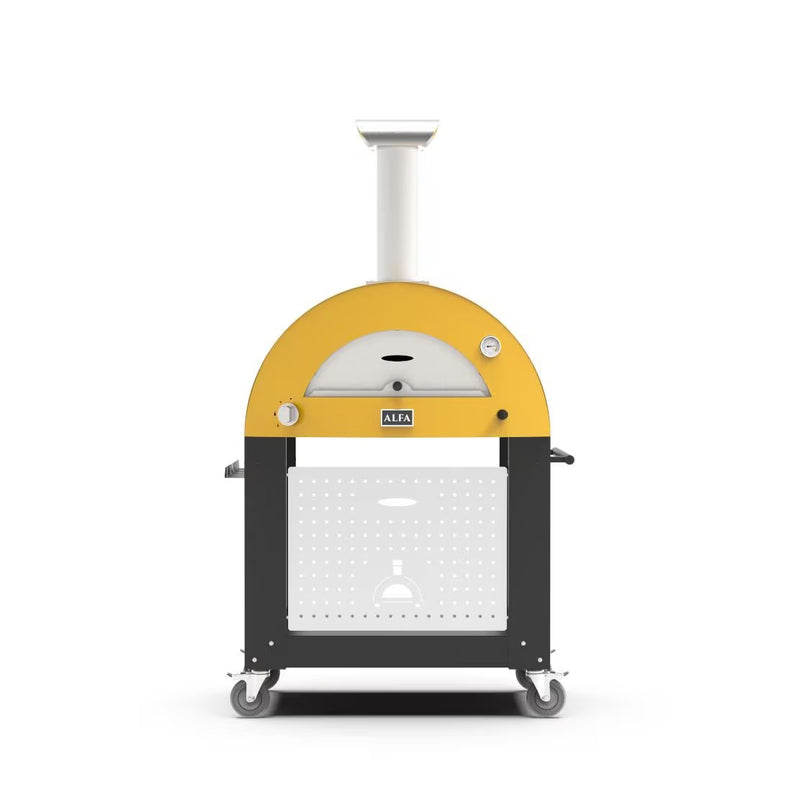 Load image into Gallery viewer, Alfa Moderno 2 Pizze Propane Pizza Oven W/ Natural Gas Conversion Kit and Oven Base
