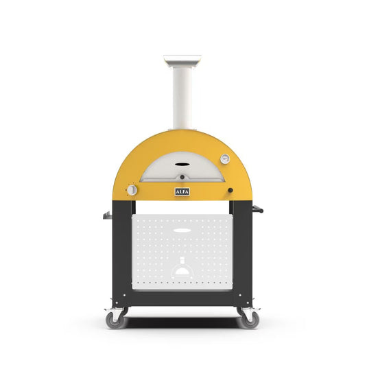 Alfa Moderno 2 Pizze Propane Pizza Oven W/ Natural Gas Conversion Kit and Oven Base