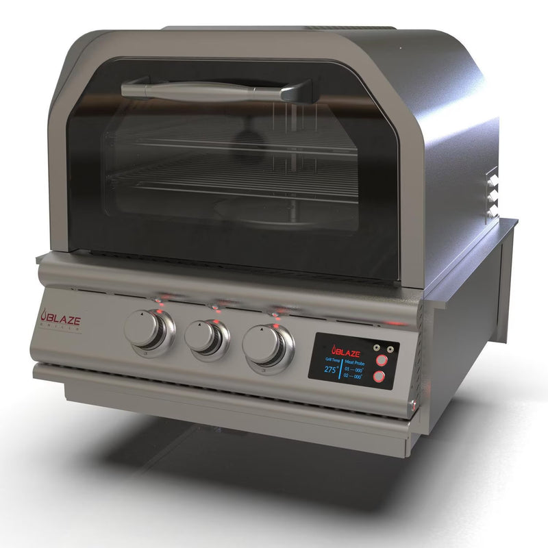 Load image into Gallery viewer, Blaze 26-Inch Countertop Outdoor Pizza Oven W/ Rotisserie &amp; Countertop Sleeve
