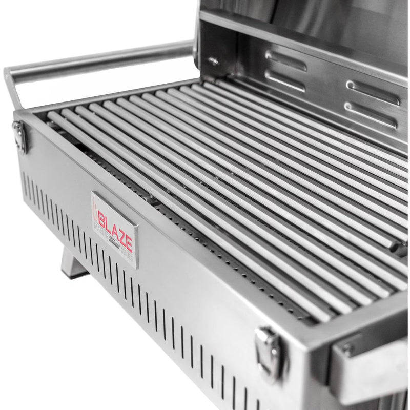 Load image into Gallery viewer, Blaze Professional LUX Marine Grade Portable Propane Gas Grill On Pedestal
